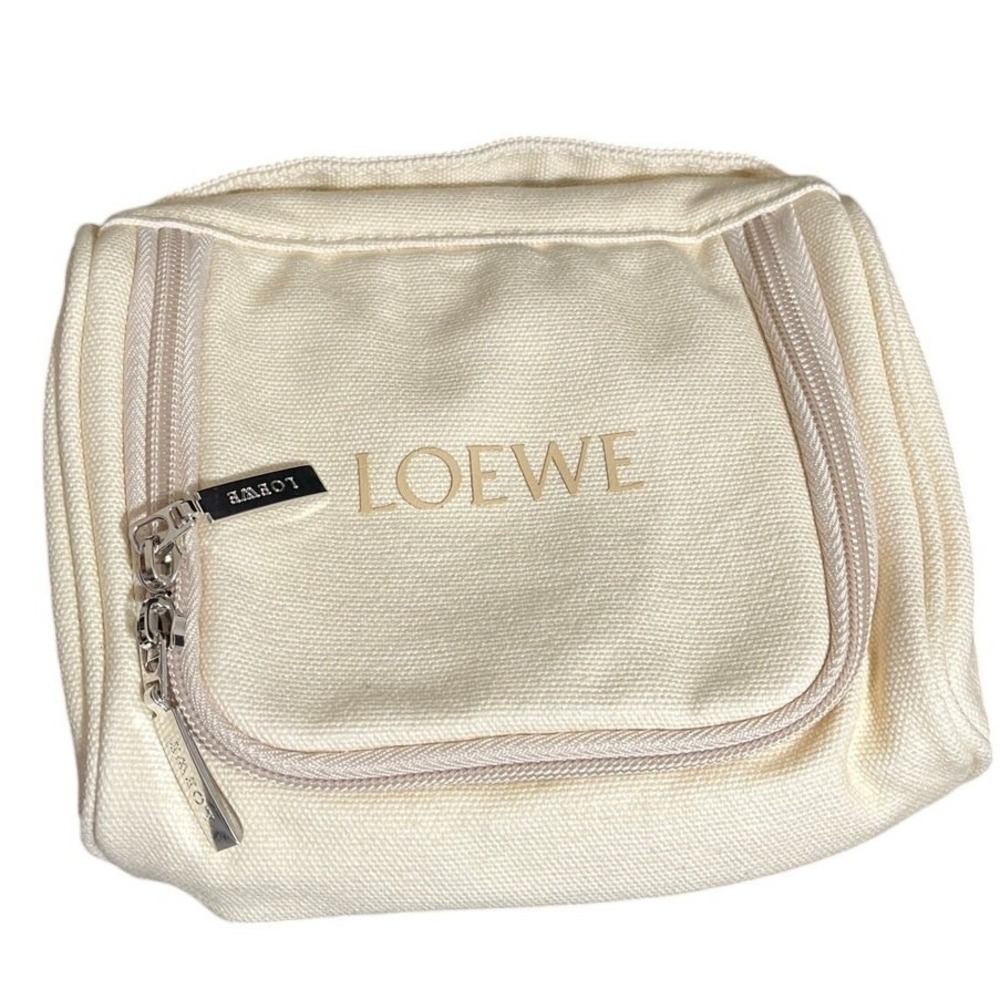 Loewe Novelty Bag JAL first class only Limited Dark Canvas Fastener Zip Perfumes